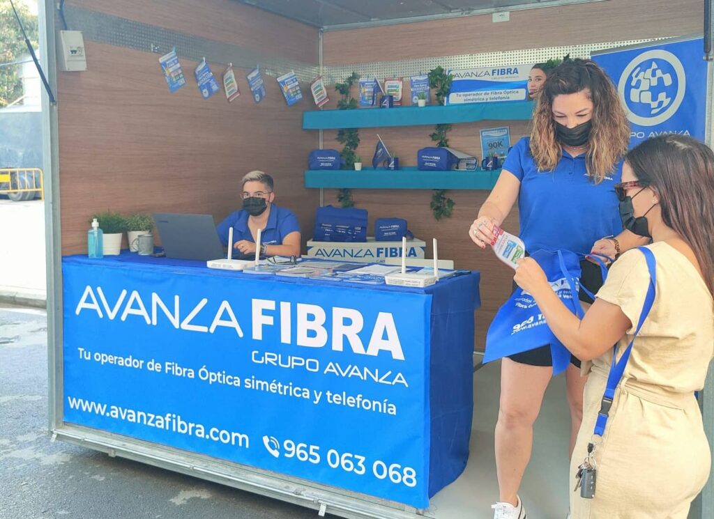 Avanza Fibra en la feria Gastromercat de Benetússer