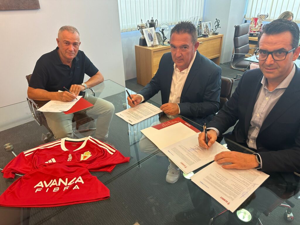 Avanza Fibra patrocinador oficial del Real Murcia CF